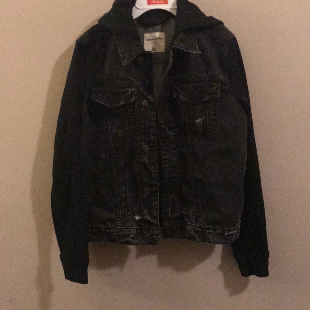 Abercrombie Kids Black jean hoodie